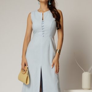 rochie-dy-fashion-midi-bleu-din-in-cu-nasturi-pe-bust-fara-maneci-1482340-1159360-4.jpeg Rochie DY Fashion midi bleu din in cu nasturi pe bust fara maneci