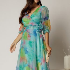 rochie-dy-fashion-midi-din-organza-cu-imprimeuri-turcoaz-1475380-1156222-4.jpeg Rochie DY Fashion midi din organza cu imprimeuri turcoaz