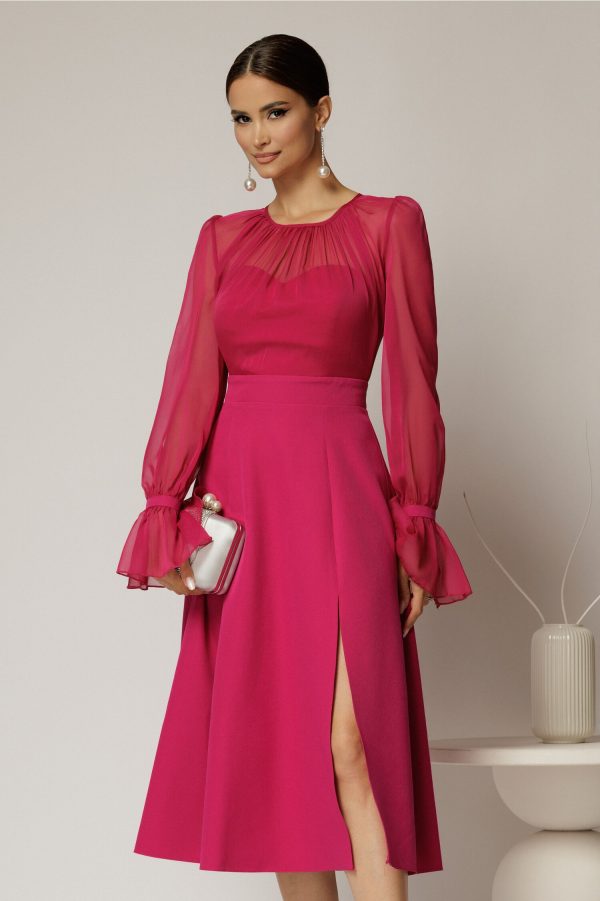 rochie-dy-fashion-midi-fucsia-de-ocazie-cu-voal-la-bust-1473535-1155625-4.jpeg Rochie DY Fashion midi fucsia de ocazie cu voal la bust