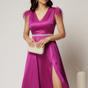 rochie-dy-fashion-midi-magenta-din-tafta-cu-pene-la-umeri-1459720-1149490-4.jpeg Rochie DY Fashion midi magenta din tafta cu pene la umeri