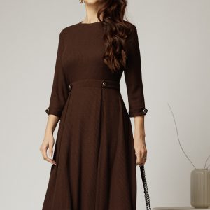rochie-dy-fashion-midi-maro-din-tricot-cu-nasturi-decorativi-pe-talie-1434742-1139386-4.jpeg Rochie DY Fashion midi maro din tricot cu nasturi decorativi pe talie