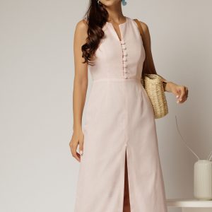 rochie-dy-fashion-midi-roz-din-in-cu-nasturi-pe-bust-fara-maneci-1482364-1159369-4.jpeg Rochie DY Fashion midi roz din in cu nasturi pe bust fara maneci