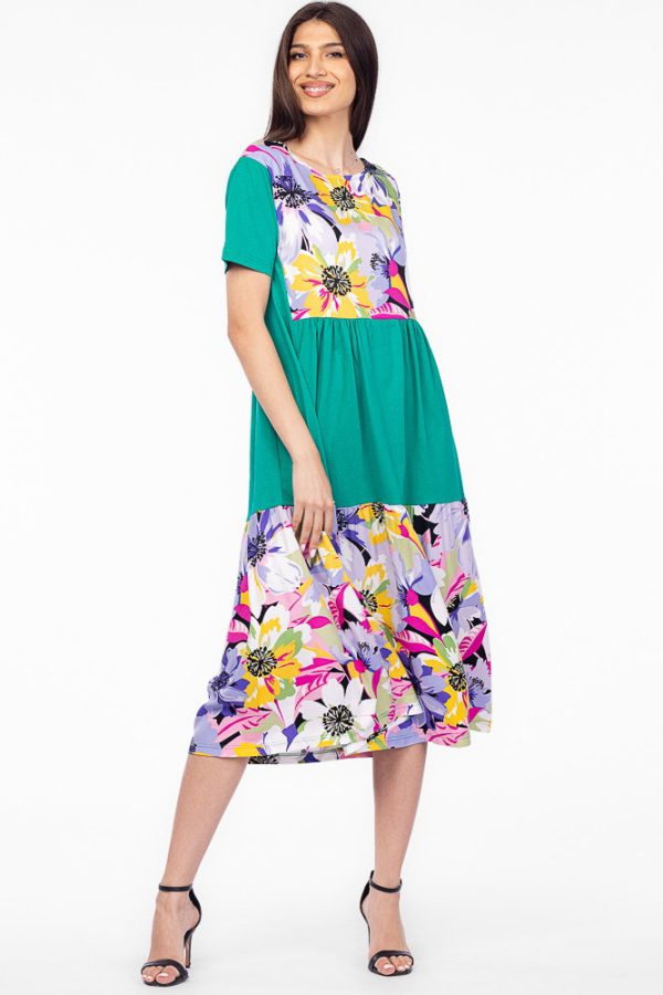 rochie-fucsia-cu-platca-si-doua-volane-imprimeu-flori-mari-din-bumbac-copie-751142.jpg Rochie verde cu platca si doua volane, imprimeu flori mari, din bumbac