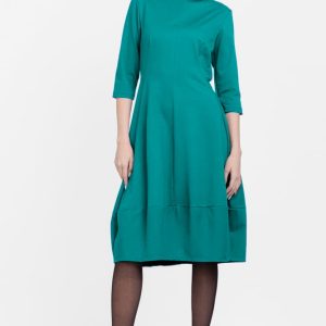 Rochie lalea din jerseu de bumbac, turcoaz