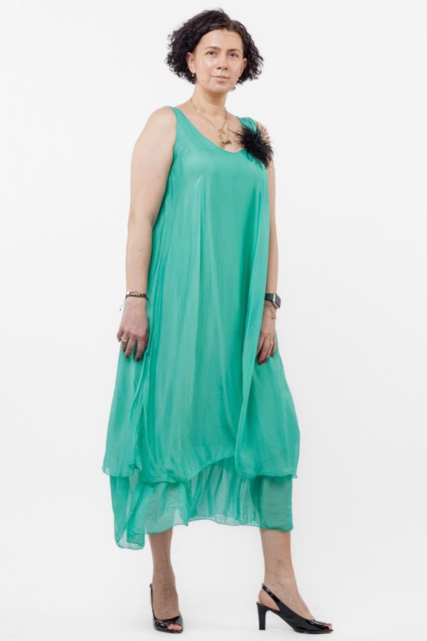 rochie-lunga-a-line-suprapusa-din-matase-naturala-neagra-copie-273014.jpg Rochie lunga A-line, suprapusa, din matase si vascoza, verde