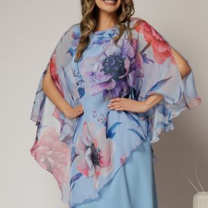 rochie-midi-bleu-eleganta-cu-capa-din-voal-cu-imprimeu-floral-1467181-1153381-4.jpeg Rochie midi bleu eleganta cu capa din voal cu imprimeu floral