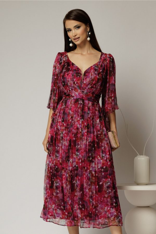 rochie-midi-de-ocazie-cu-imprimeuri-magenta-din-matase-naturala-1469989-1154155-4.jpeg Rochie midi de ocazie cu imprimeuri magenta din matase naturala
