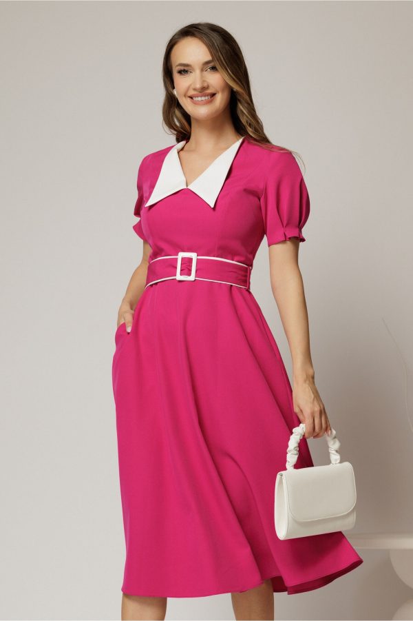 rochie-midi-fucsia-cu-guler-alb-in-contrast-si-cordon-cu-insertii-1456426-1149214-4.jpeg Rochie midi fucsia cu guler alb in contrast si cordon cu insertii