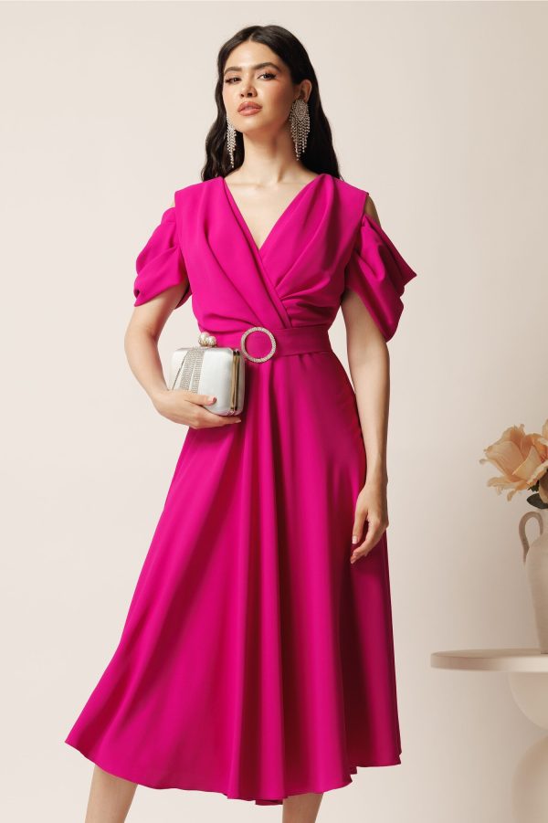 rochie-midi-magenta-din-voal-in-clos-cu-decupaje-la-umeri-si-cordon-in-talie-1479787-1157098-4.jpeg Rochie midi magenta din voal in clos cu decupaje la umeri si cordon in talie