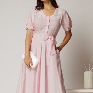 rochie-midi-roz-cu-buline-de-zi-si-guler-brodat-1475743-1156477-4.jpeg Rochie midi roz cu buline de zi si guler brodat