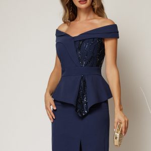 rochie-roberta-bleumarin-de-ocazie-cu-peplum-si-paiete-1488637-1161901-4.jpeg Rochie Roberta bleumarin de ocazie cu peplum si paiete