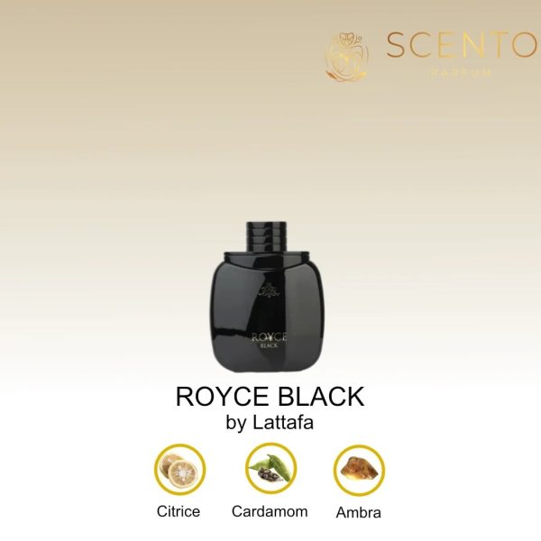Royce Black, Lattafa Vurv, apa de parfum 100 ml, barbati