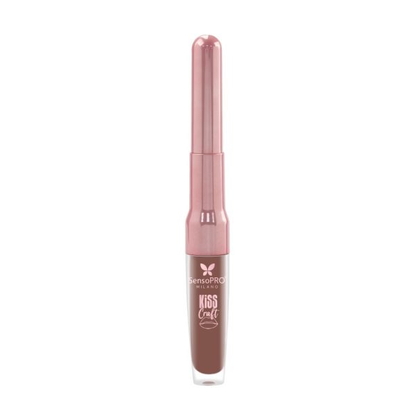 Ruj lichid si creion de buze 2in1 Kiss Craft SensoPRO Milano, Honey