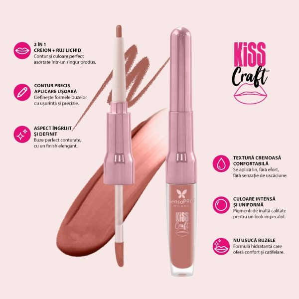 ruj-lichid-si-creion-de-buze-2in1-kiss-craft-sensopro-milano-mocha100324203.jpg Ruj lichid si creion de buze 2in1 Kiss Craft SensoPRO Milano, Mocha