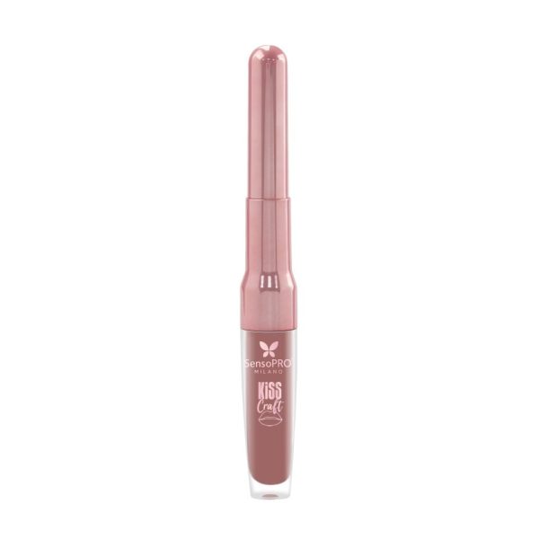 Ruj lichid si creion de buze 2in1 Kiss Craft SensoPRO Milano, Pink