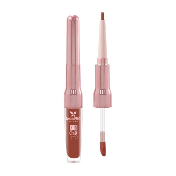 ruj-lichid-si-creion-de-buze-2in1-kiss-craft-sensopro-milano-terra100214247.jpg Ruj lichid si creion de buze 2in1 Kiss Craft SensoPRO Milano, Terra