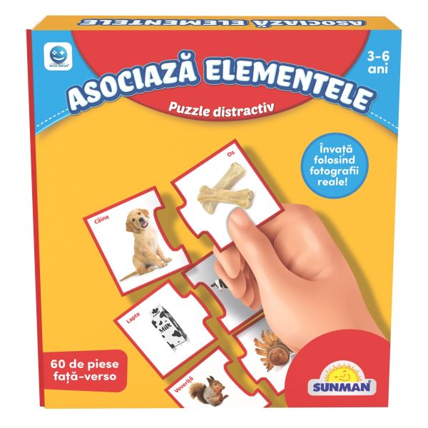 s00001437_8680863041673_puzzle_smile_games_sa_invatam_asocierea_elementelor_1_.jpg Puzzle Smile Games, Sa invatam asocierea elementelor, 60 piese