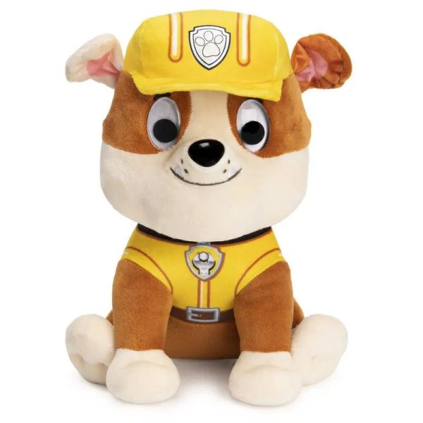 s00058447_778988483213.jpg Jucarie de plus, Paw Patrol, Rubble, 23 cm, 6058447