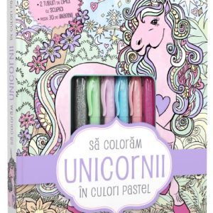 Să colorăm unicornii în culori pastel