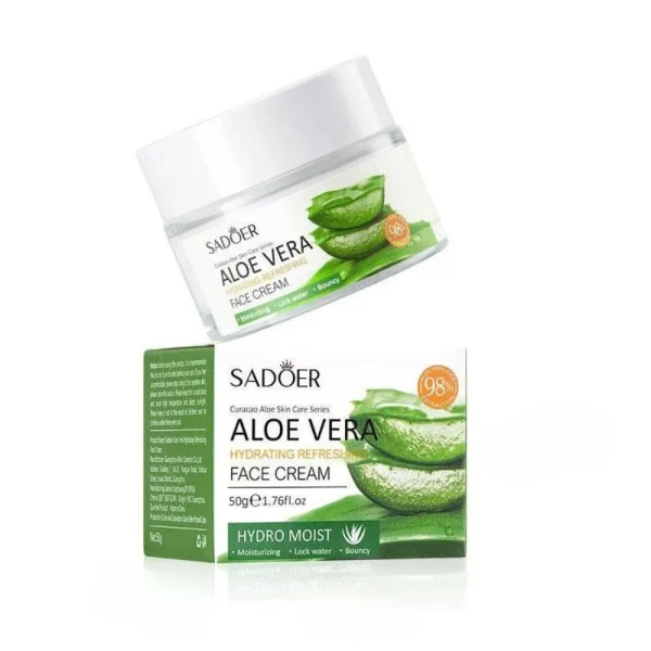 Sadoer Crema hidratanta si revigoranta pentru fata 50 g Aloe Vera SD12265