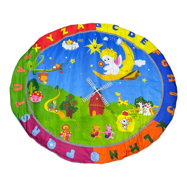 saltea-de-joaca-pentru-bebelusi-animale-in-natura-cu-ingeras-si-alfabet-84-cm-182608.jpg Saltea de joaca pentru bebelusi, Animale in natura cu ingeras si alfabet, 94 cm