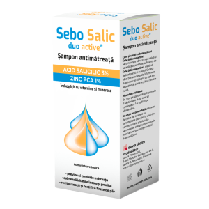 Sampon antimatreata Sebo Salic duo active, 125 ml, Slavia Pharm