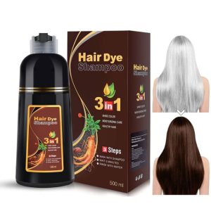 Sampon Colorant 3 in 1 - Saten Cafea, Acoperire Fire Albe, 500 ml