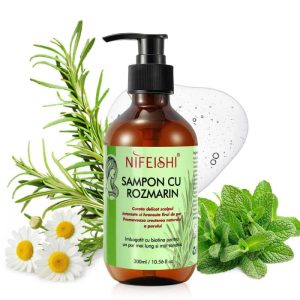 Sampon cu Rozmarin si Menta pentru Cresterea Parului, NIFEISHI  , 300 ml