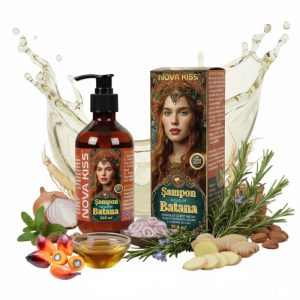 Sampon cu Ulei de Batana pentru Cresterea si Regenerarea Parului NOVA KISS  , Premium, 300 ml