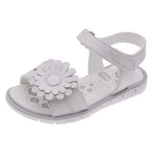 Sandale copii Chicco Cambria din piele naturala, alb, 22169-70P