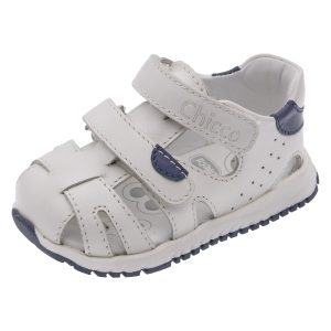 Sandale copii Chicco Giabir, piele naturala, alb, 22091-70P