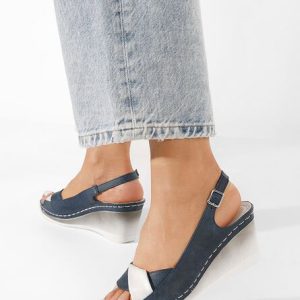 Sandale cu talpa ortopedica Chase navy