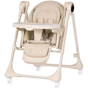 Scaun de masa si leagan electric Chipolino Master Class 2 in 1 latte