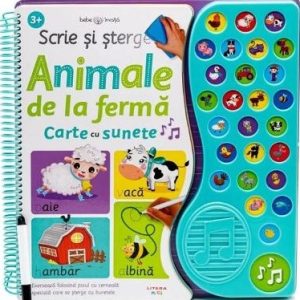 scrie-si-sterge-animale-de-la-ferma-carti-cu-sunete-.jpg Scrie si sterge. Animale de la ferma. Carte cu sunete