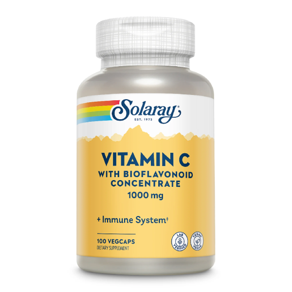 Vitamin C Solaray, 100 capsule, Secom