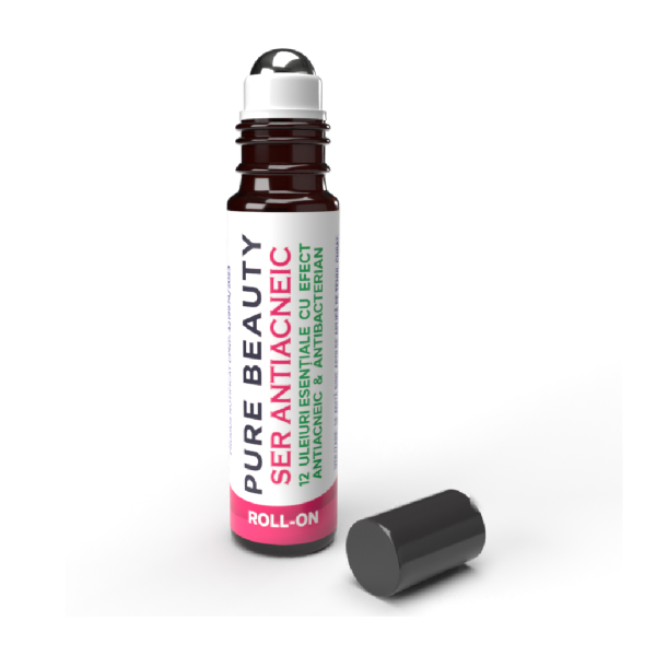 Ser antiacneic roll-on Pure Beauty, 10ml, Justin Pharma