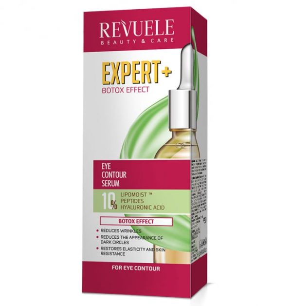 Ser Contur pentru Ochi cu Efect de Lifting, cu Peptide si Acid Hialuronic, Revuele, 30 ml