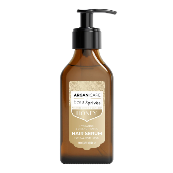 Ser hidratant si fortifiant pentru par, Honey, Beaute privee, 100 ml, Arganicare