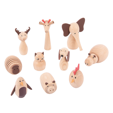 set-10-animale-din-lemn-lumea-animalelor.png Set 10 animale din lemn Lumea Animalelor