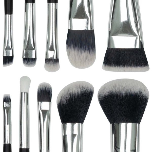 set-10-pensule-machiaj-sensopro-milano-black-silver-borseta-cadou8403647.jpg Set 10 pensule machiaj SensoPRO Milano, Black Silver + Borseta Cadou