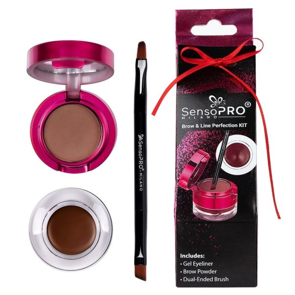 Set 2 in 1 Ochi & Sprancene SensoPRO Milano, Brown