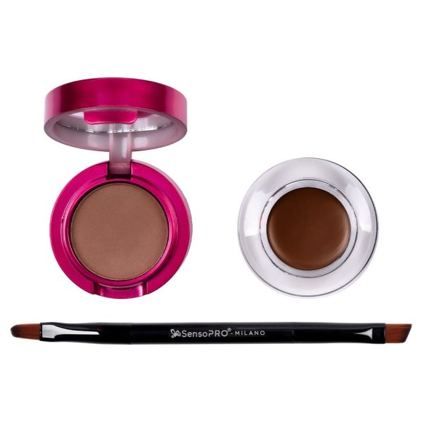Set 2 in 1 Ochi & Sprancene SensoPRO Milano, Brown