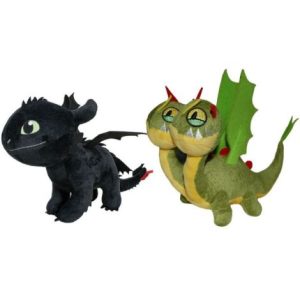 set-2-jucarii-din-plus-toothless-25-cm-si-zippleback-dragons-20-cm.jpg Set 2 jucarii din plus Toothless 25 cm si Zippleback, Dragons, 20 cm