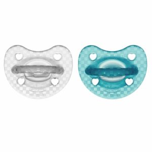 Set 2 suzete bebelusi, Chicco, Physioforma Luxe, Ortodontice, Silicon moale, Fara BPA, 16-36 luni, Gri