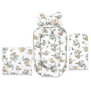 set-4-in-1-cosulet-bebelus-qmini-baby-cocoon-75x55-cm-din-bumbac-certificat-oeko-tex-standard-100-cu-paturica-cu-salteluta-cu-perna-fluture-safari-3374922-4.jpeg Set 4 in 1 Cosulet bebelus, Qmini, Baby Cocoon 75x55 cm, Din bumbac certificat Oeko Tex Standard 100, Cu paturica, Cu salteluta, Cu perna fluture, Safari