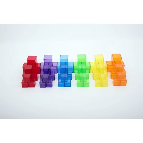 Set 54 cuburi translucide pentru mese si tablete luminoase