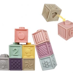 set-6-cuburi-silicon-pentru-bebelusi-texturate-interconectabile-312923.jpg Set 6 cuburi silicon pentru bebelusi, texturate, interconectabile
