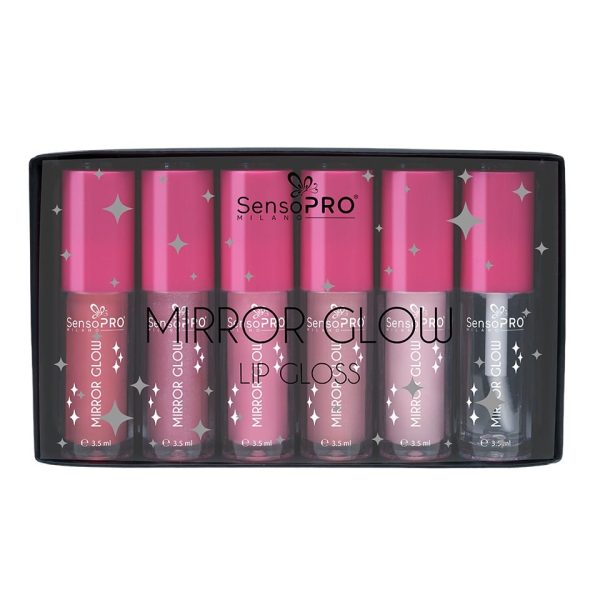 Set 6 Luciu de Buze SensoPRO Milano - MIRROR GLOW BABE