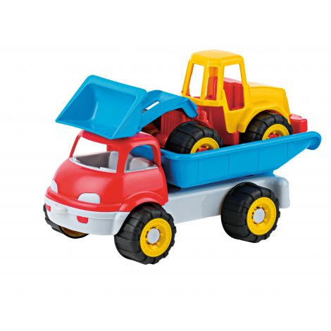 Set Basculanta si excavator de jucarie Matteuz