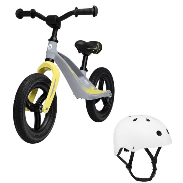 set-bicicleta-fara-pedale-lionelo-bart-tour-grey-stone-plus-casca-ajustabila-white-3384195-4.jpeg Bicicleta fara pedale, Lionelo, Bart Tour, Usoara, Cu cadru din magneziu, 3.3 Kg, 12 inch, Gri + Casca pentru copii, Reglabila 50-56 cm, Alb